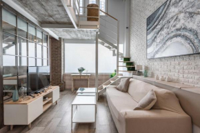 Bright duplex loft next to the city center